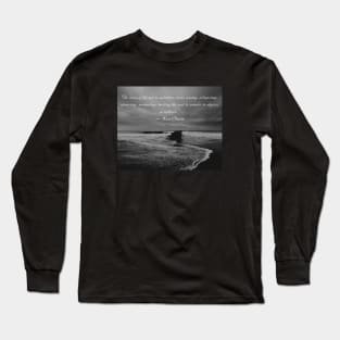 Sea photography and Kate chopin quote Long Sleeve T-Shirt